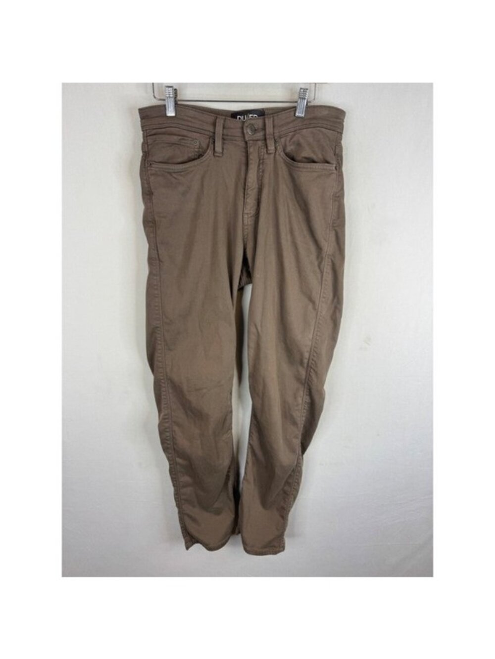 DU/ER Performance Denim Straight Fit Pants Brown 30x30 Cotton Tencel Stretch